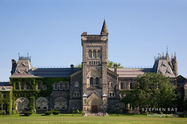 University College building. University of Toronto, Toronto, Canada.