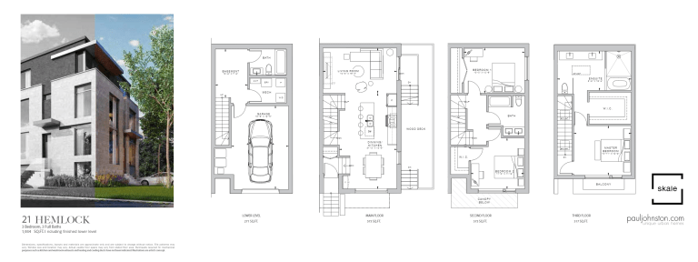 The Vince homes in Beaches_floor plan3
