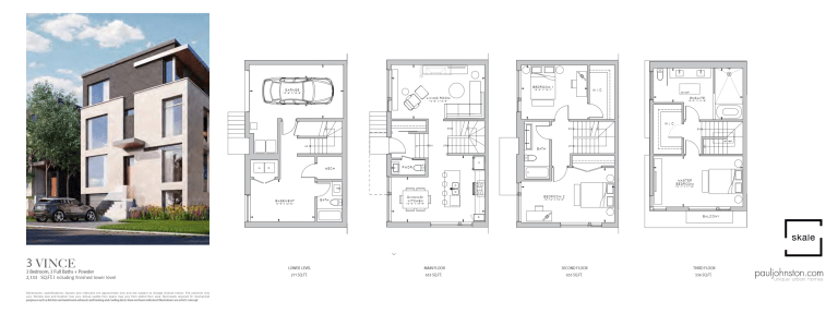 The Vince homes in Beaches_floor plan4