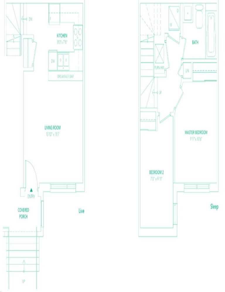 Hendon Park Towns floor plan A11;Wycliffe Homes;