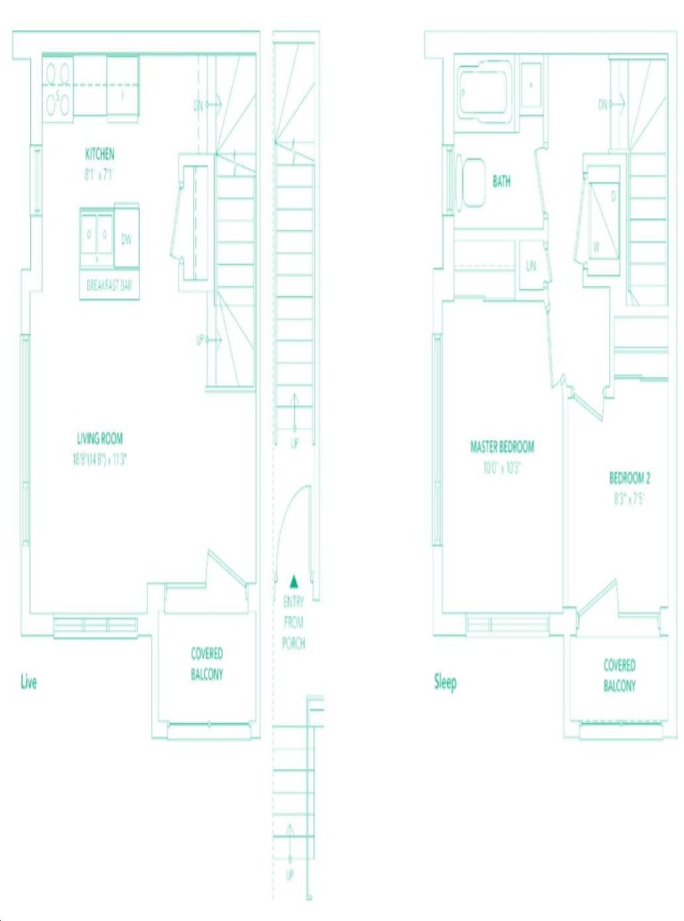 Hendon Park Towns floor plan A22;Wycliffe Homes;