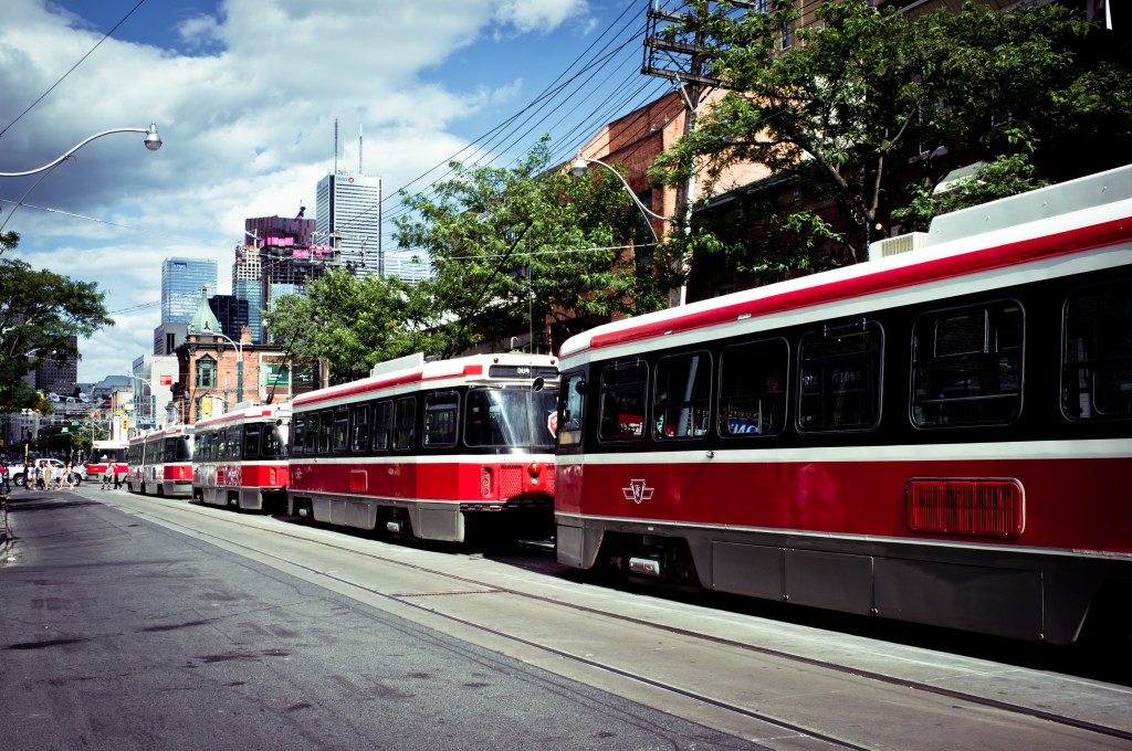 Streetcar_line-up_Toronto
