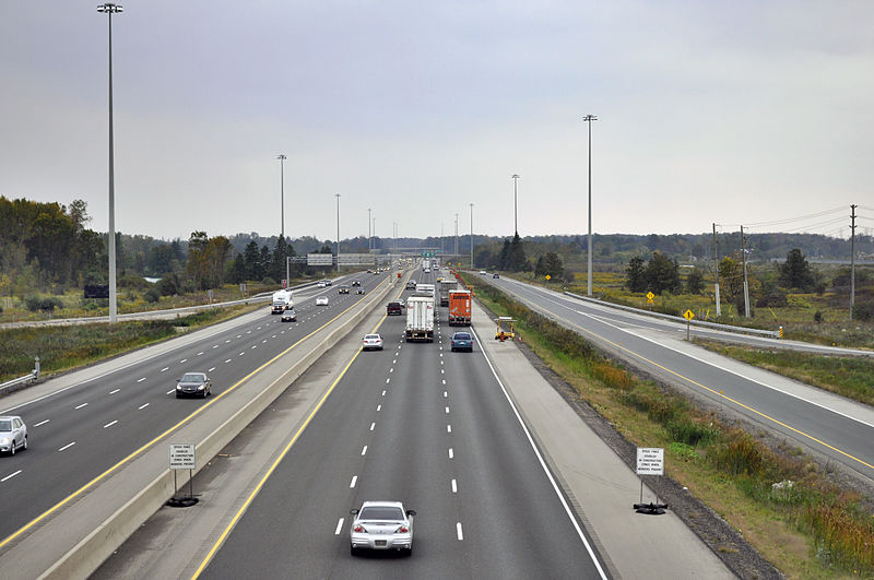 Highway 401 from Wellington Road in London