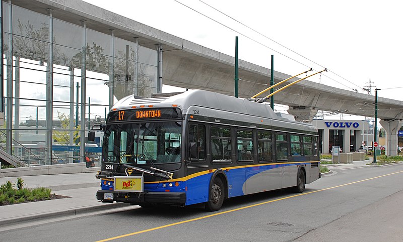 Vancouver E40LFR trolleybus