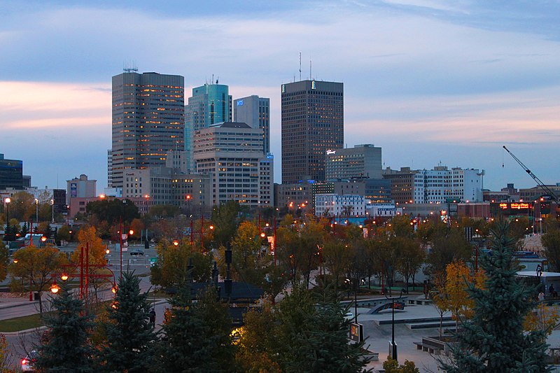 Downtown Winnipeg, Manitoba, Canada