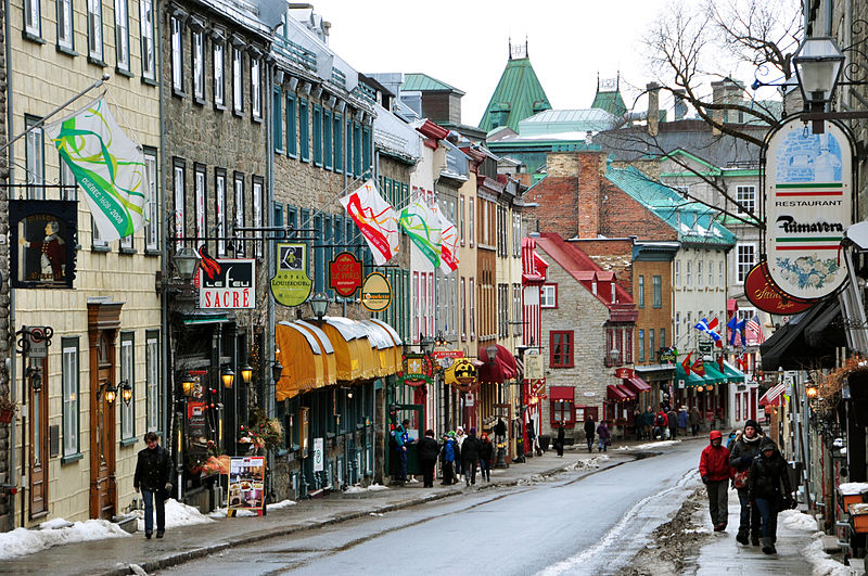 Quebec City Rue St-Louis