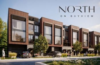 North on Bayview Towns exterior