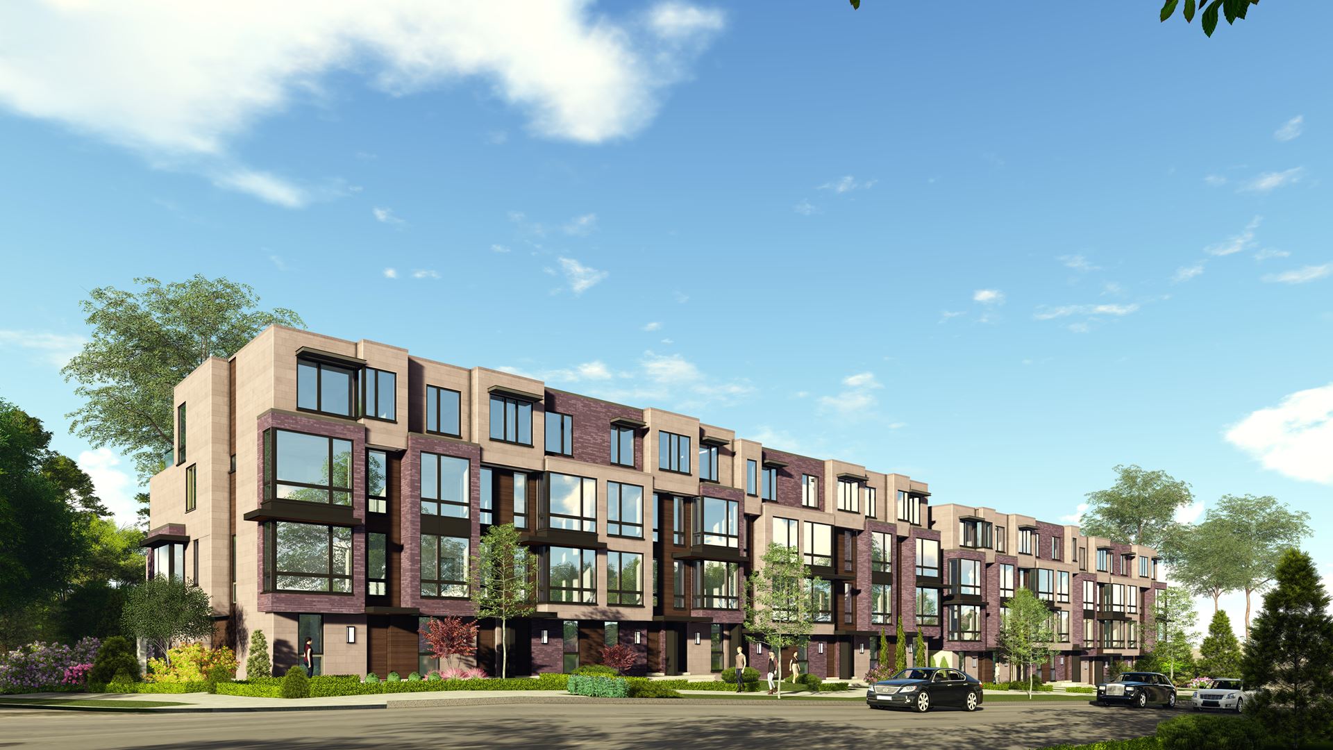 Glengale Townhomes exterior