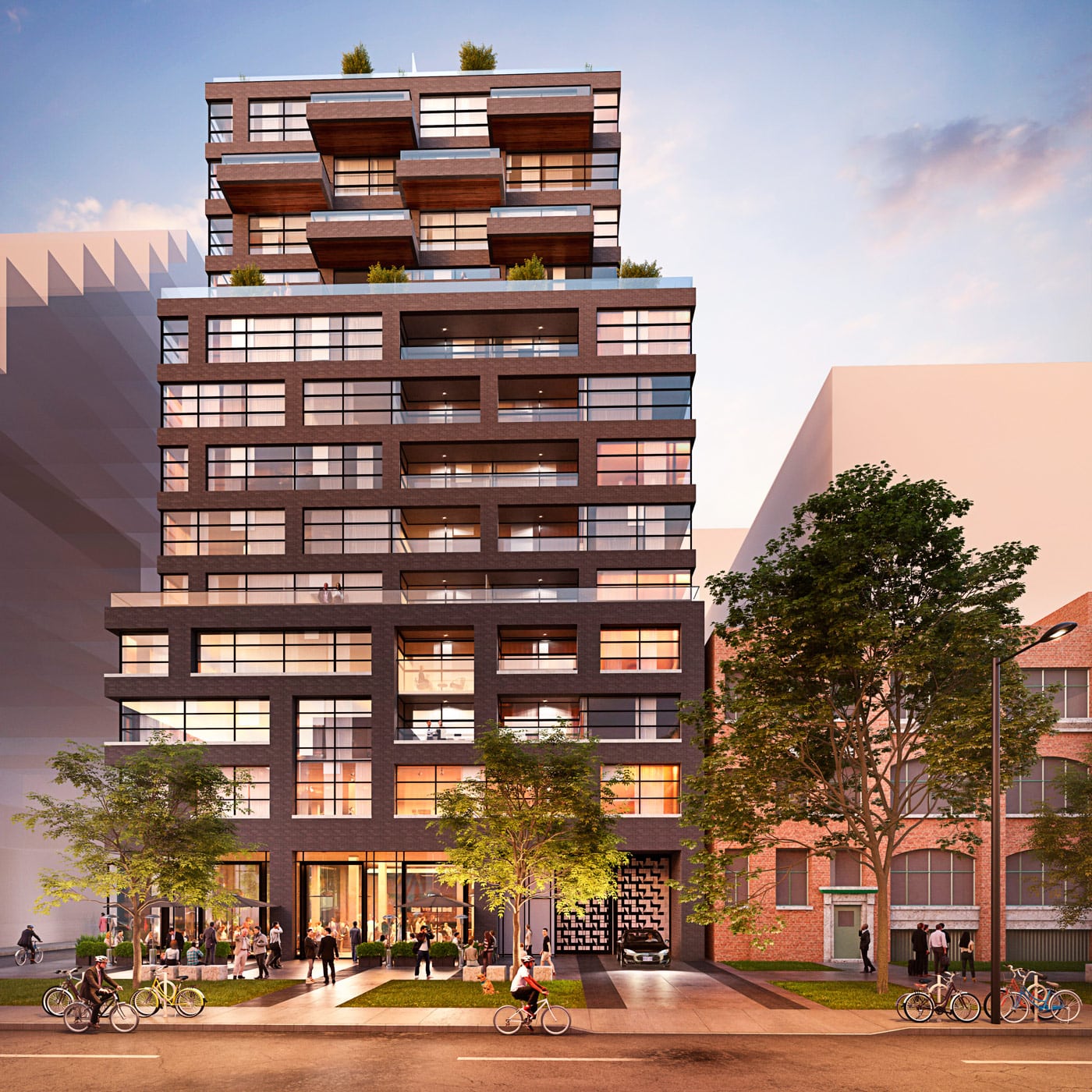 485 Wellington Street West Condos exterior image from wallmanarchitects