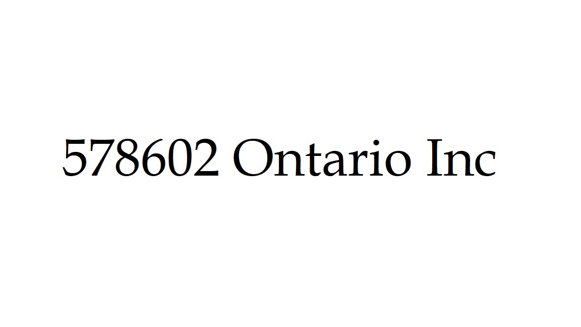 578602 Ontario Inc logo