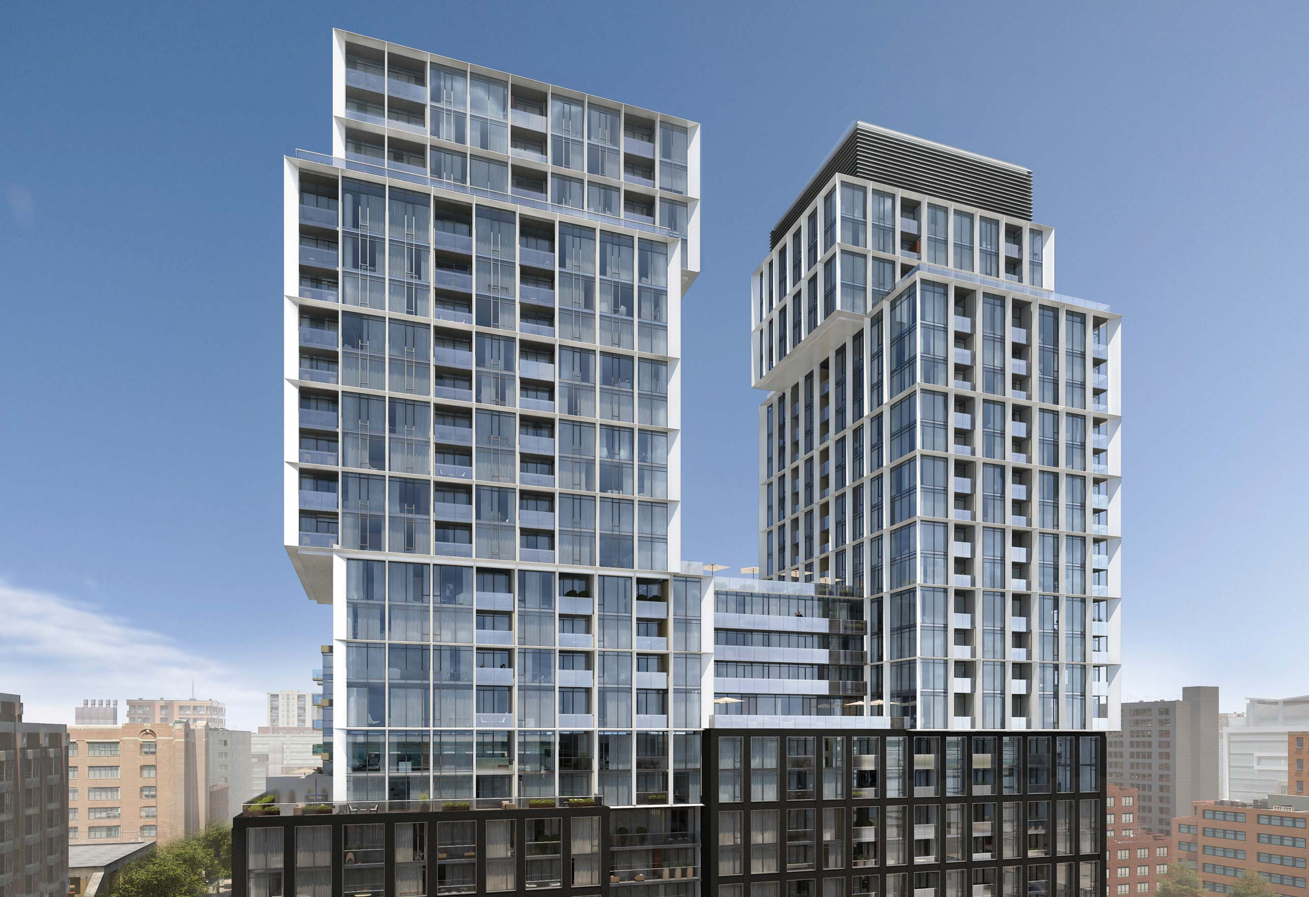 St. Lawrence Condominiums is a new high rise condo complex by Cityzen and Fernbrook Homes located in 158 Front St E, Toronto.