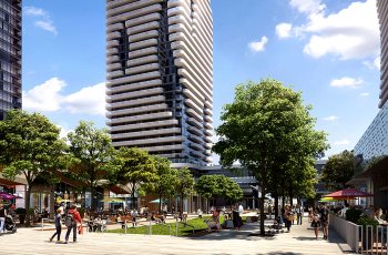 Grand Festival is a new high rise condo by Menkes Developments Ltd and QuadReal located in 1 Commerce St, Concord, Vaughan, ON.