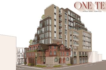 One Ten Residences is a new low-rise condo complex by Sierra Building Group located in 110 Avenue Rd, Toronto, ON.
