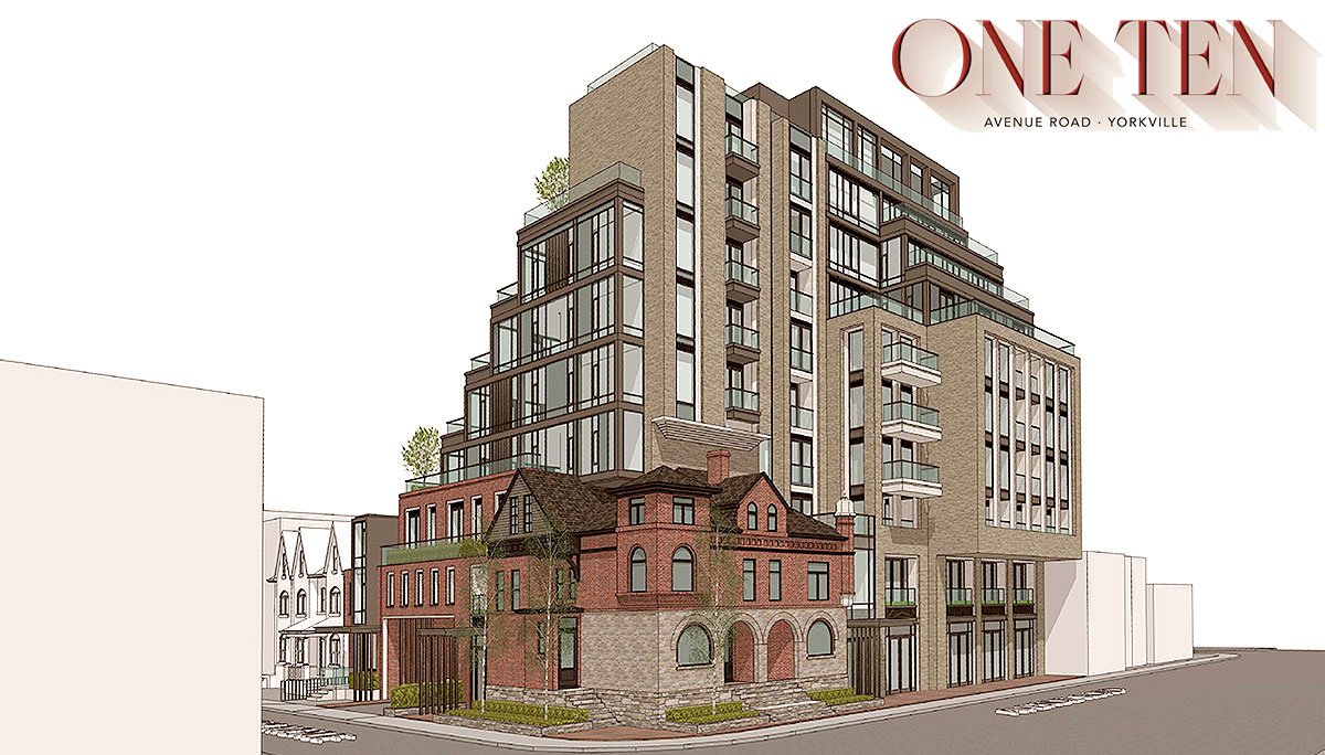 One Ten Residences is a new low-rise condo complex by Sierra Building Group located in 110 Avenue Rd, Toronto, ON.