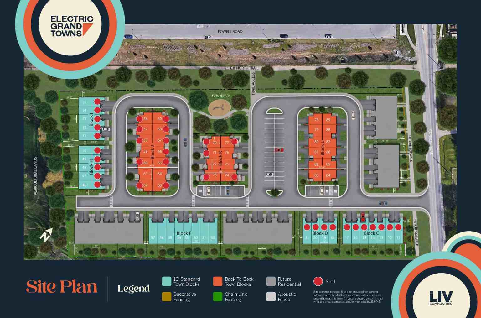 Electric Grand Towns site plan