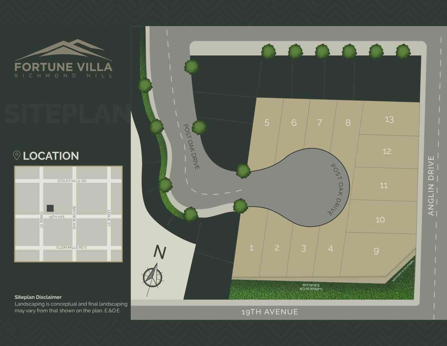 Fortune Villa site plan