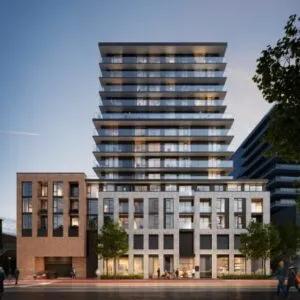 1 Jarvis exterior, 15 storeys, 354 units