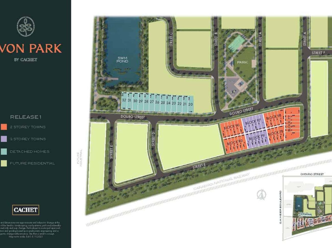 Avon Park site map